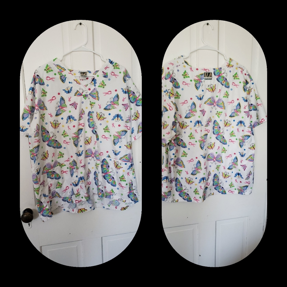 Ladies scrub top size Xlarge